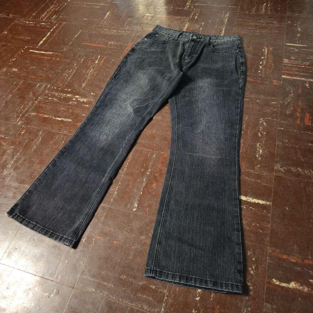 Salt and Pepper Denim Jeans y2k Static Wash Gray (30W) ✨